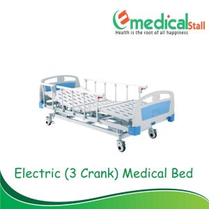 3 Crank Electric ICU Patient Bed at Home Use
