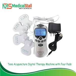 Tens Acupuncture Digital Therapy Machine with Four Pads