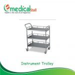 Instrument trolley with drawers