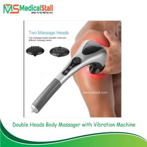 Double Head Body Massager Variable Speed Far Infrared Handheld