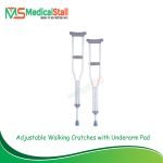 Walking Crutches with Underarm Pad Hand Grip - Orthopedic Crutches