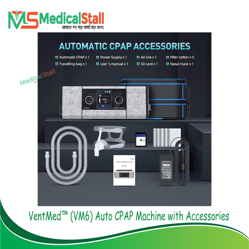 Buy VentMed™ VM-6 Auto CPAP Machine in BD – Best Price & Warranty